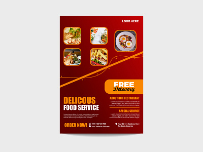 Resturent food menu template