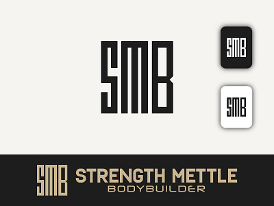 SMB monogram brand logo design