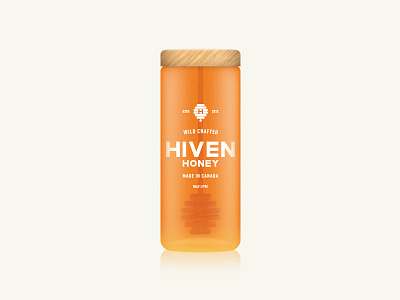 Half Litre branding design honey identity illustration packaging vector