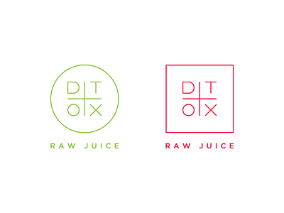 Raw Juice branding consumer health juice logo minimal typography wordmark