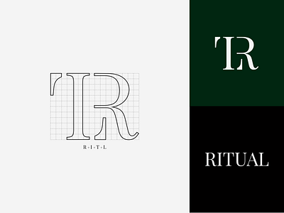 RITUAL Editore branding graphic design logo monogram typography