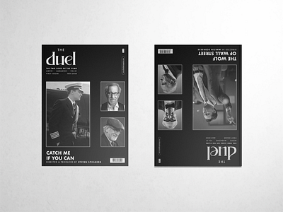 The Duel magazine, covers coverdesign design editorial graphic design logo magazine photography typography