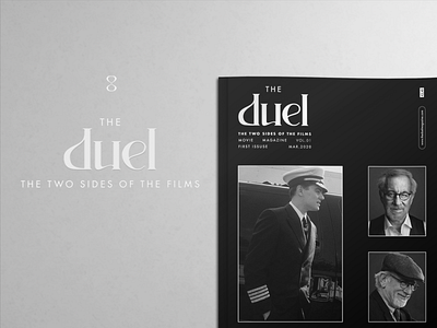 The Duel | Visual Movie Magazine cover editorial graphic design logo magazine movie photography photoshop