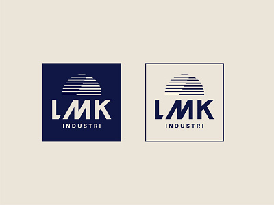 LMK Industri - Logo brand identity branding graphic design illustrator lettering logo logotype type typography wordmark