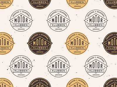 The Motor Club badge badgedesign brand identity branding graphic design illustrator logo logotype type typography