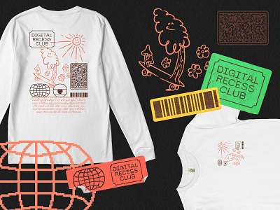 Digital Recess Club - Organic L/S & Tshirt