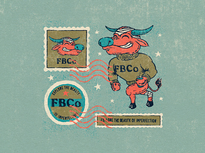 FBCo beer beer branding beer brewery brand design brand identity branding graphic design handlettering illustration illustrator lettering logo logotype mascot mascot logo postage stamps stamp type typography water buffalo