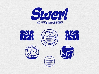 Swerl Coffee Roasters brand identity branding coffee brand coffee branding coffee roastery custom typography custom wordmark design falkenberg graphic design illustration illustrator lettering logo responsive logo system responsive logotype swerl coffee roasters type typography visual brand identity