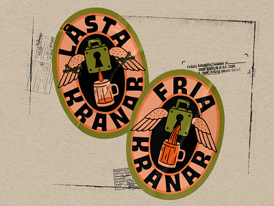 Let the beer flow free! beer beer badge beer design beer label branding design graphic design illustration illustrator lettering logo type typography