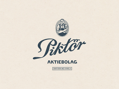 The Picteur - Main logotype for a carpenter