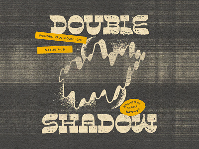 Double Shadow beer branding beer label beer label art beer label design branding brewery craft brewery branding graphic design illustration illustrator lettering naturtrüb type typography wondrous brewing co