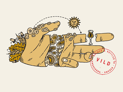 VILD Illustration for Brekeriet Beer