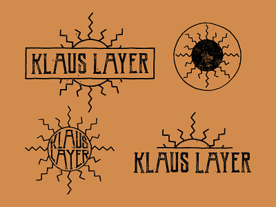 Logo Development for Klaus Layer branding brandmark handlettering lettering logo logotype typography wordmark