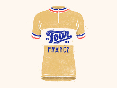 Le Maillot Jaune editorial illustration handlettering illustration illustration art illustrator le maillot jaune le tour de france lettering the yellow jersey type typography