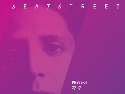 Beatstreet presskit cover options cover violet white