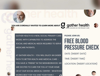 Gather Health Flyer Design