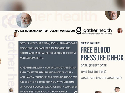 Gather Health Flyer Design