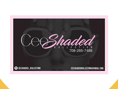 Cee Shaded Business Card Design