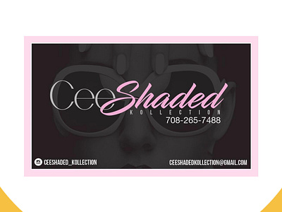 Cee Shaded Business Card Design