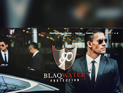 BlaqWater Protection Website Design