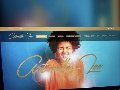 Antionette Lee Website Design