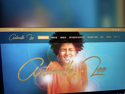 Antionette Lee Website Design