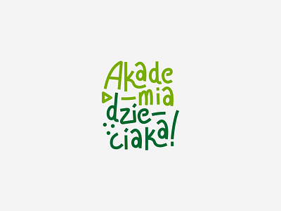 Akademia dzieciaka - logo design camp children design flat illustration logo summer