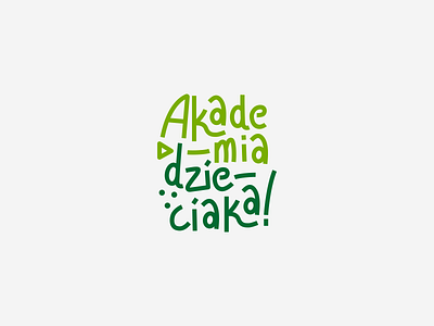 Akademia dzieciaka - logo design