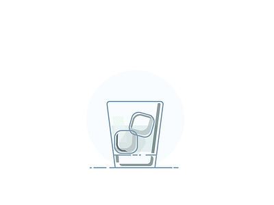 Just gimme some vodka, with ice! alcohol drinks glass ice illustration vector vodka