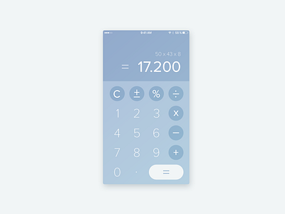 Daily UI challenge #4/100 app app design calculator daily ui day004 flat interface ui