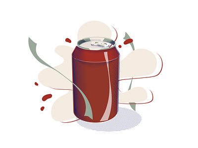 Coca cola coca cola coca cola flat illustration vector