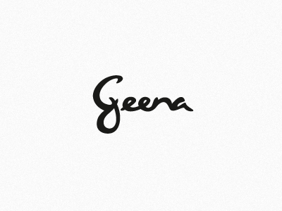 Geena v.2 identity logo