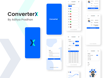 ConverterX~ A Currency Converter Application UI branding graphic design ui