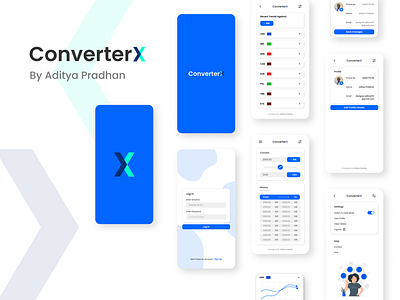 ConverterX~ A Currency Converter Application UI