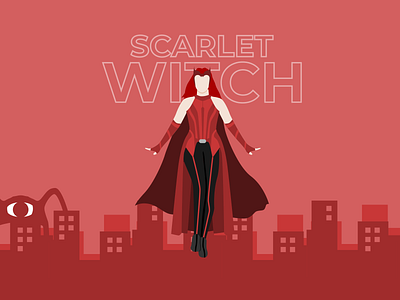 Scarlet Witch~Minimal Illustration