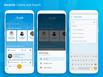 [UXC2] Doctolib : Home And Search