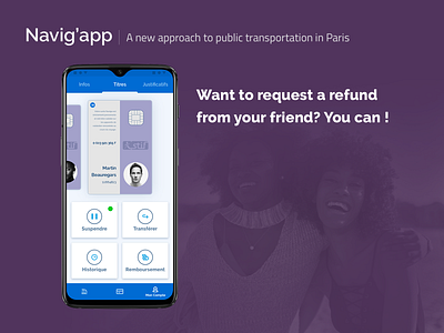 [UXC5] Navig'app : Ask for refund