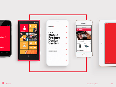 Verizon Product Design System app design system ios mobile ui product design styleguide technology ui ux