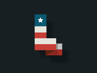 Letter Flag Icon