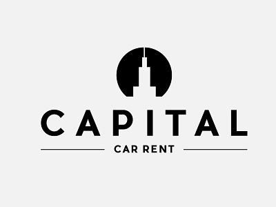 Capital Car Rent car logo rent