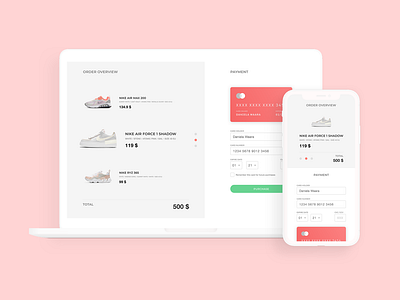 Daily UI - Credit Card Checkout - Redesign