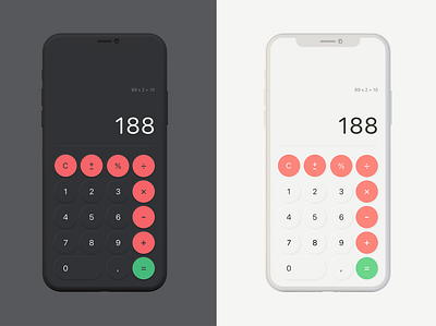 Daily UI - Calculator - redesign app dailyui design ios ui ux