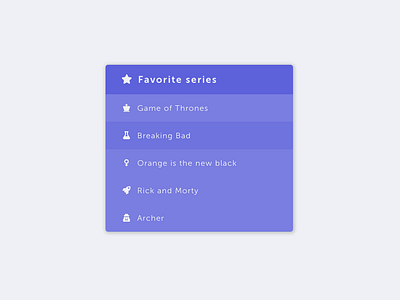 Daily UI - Dropdown dailyui design dropdown flat menu series ui ux web