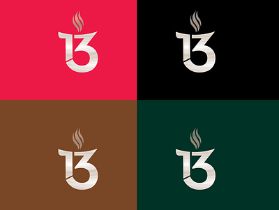 13 Caffe Logo design graphic design illustration logo typography