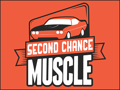 Second Chance Muscle automotive car logo muscle retro