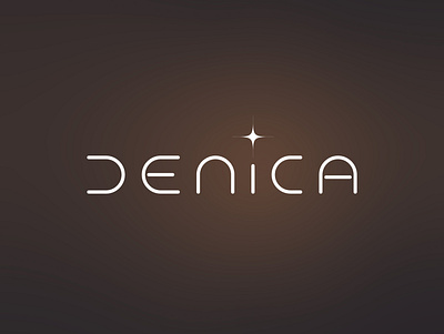 DENICA Logo branding graphic design logo typography