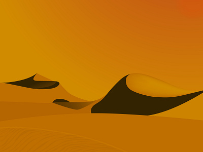 Desert graphic design illustration vector vector flat illustration