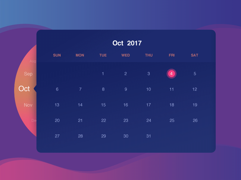 DailyUI-Calendar