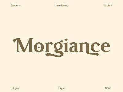 Morgiance Elegant Serif Typeface brand design branding design display font display type elegant font font fonts logo retro serif font serif typeface stylish font type typeface typography vintage