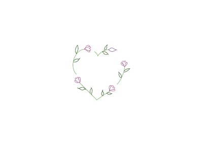 Kalp şeklinde açan çiçekler kalp kalp şeklinde renkli çiçek